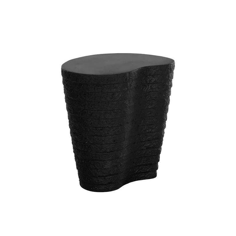 SUNPAN Mojave End Table by Sunpan Concrete Black