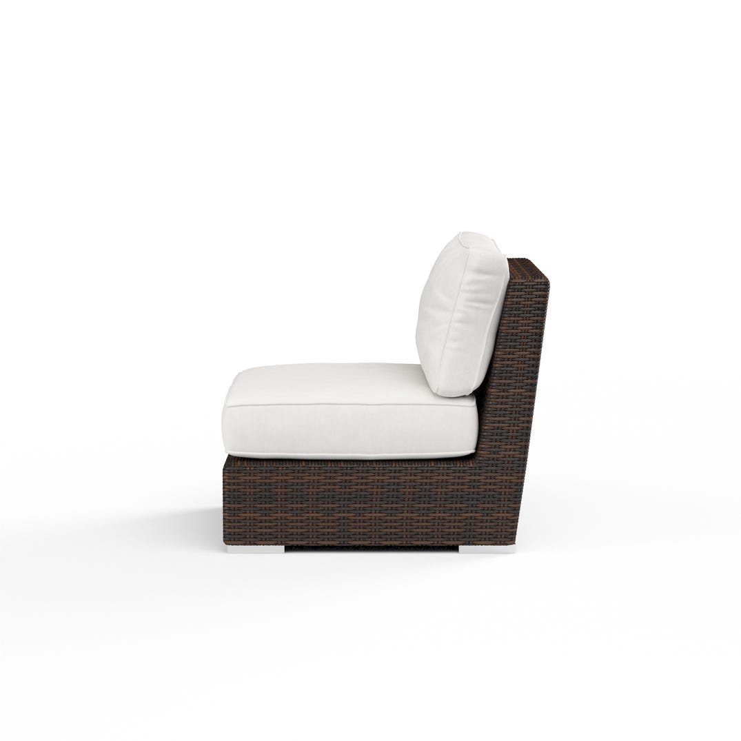 Sunset West Montecito Sunbrella Armless Outdoor Club Chair