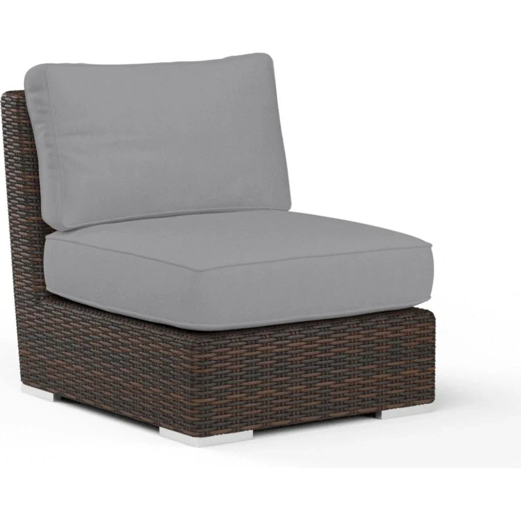 Sunset West Montecito Sunbrella Armless Outdoor Club Chair