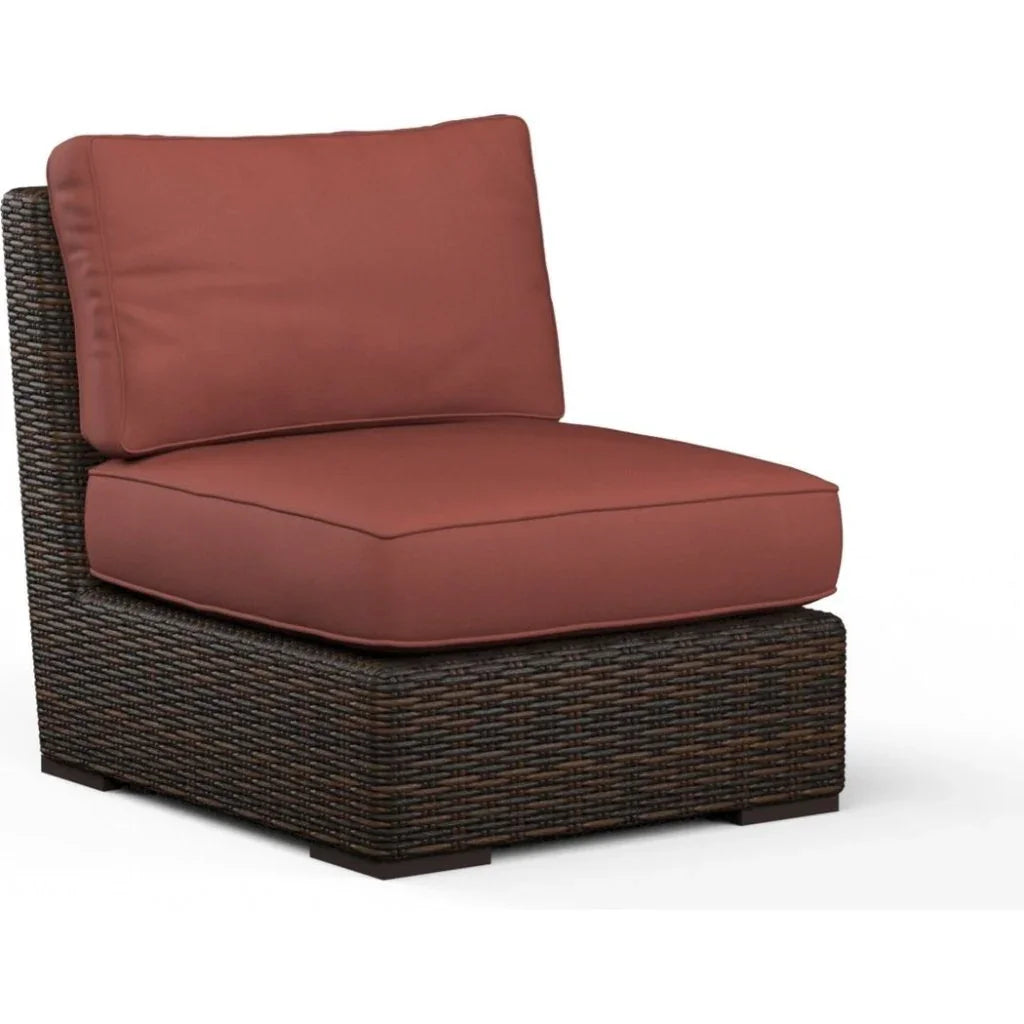 Sunset West Montecito Sunbrella Armless Outdoor Club Chair