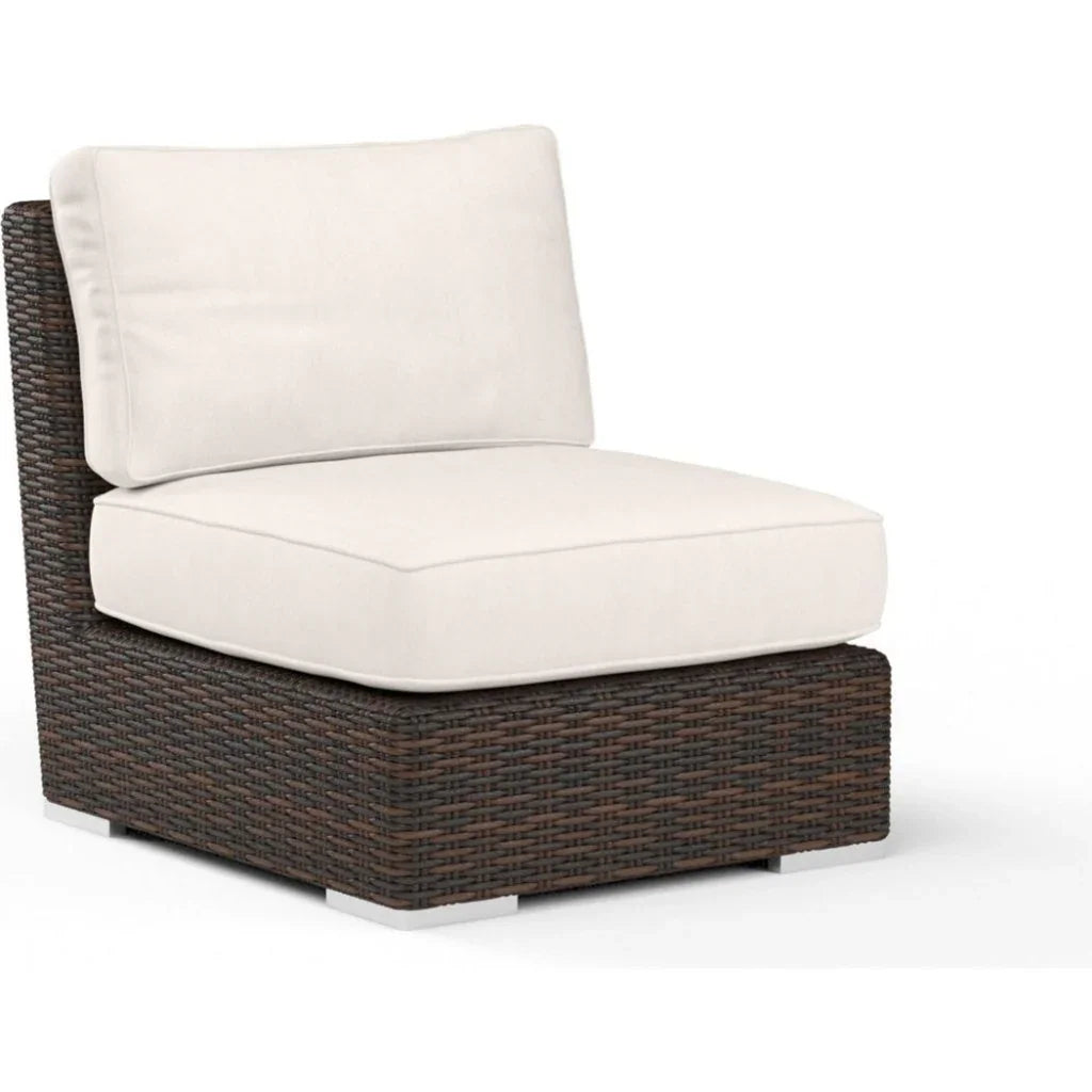 Sunset West Montecito Sunbrella Armless Outdoor Club Chair