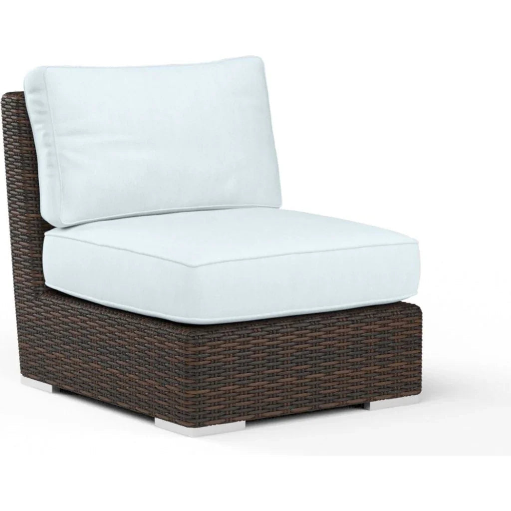 Sunset West Montecito Sunbrella Armless Outdoor Club Chair