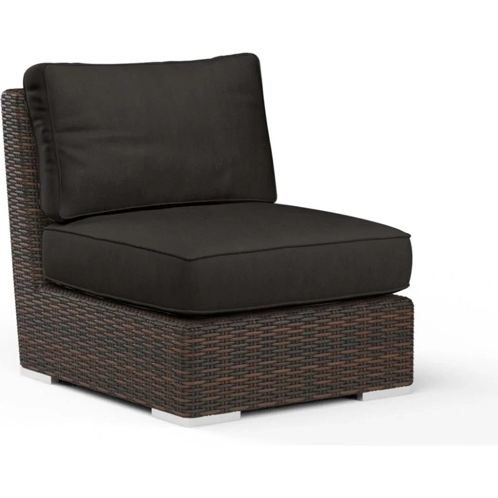 Sunset West Montecito Sunbrella Armless Outdoor Club Chair