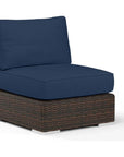 Sunset West Montecito Sunbrella Armless Outdoor Club Chair