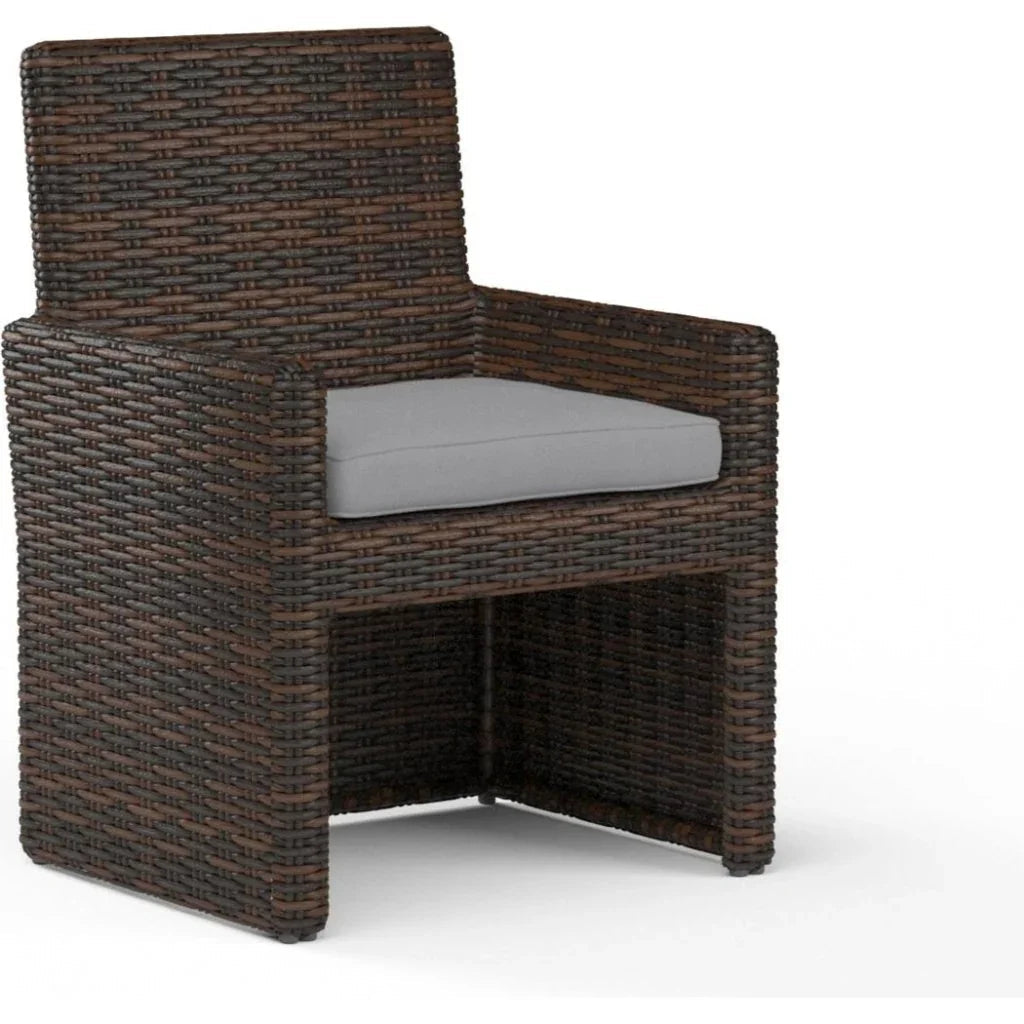 Sunset West Montecito Sunbrella Outdoor Dining Chair 2PC