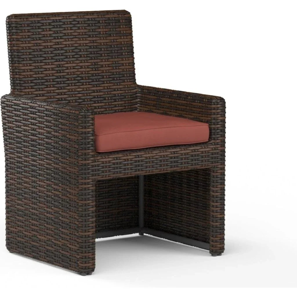 Sunset West Montecito Sunbrella Outdoor Dining Chair 2PC