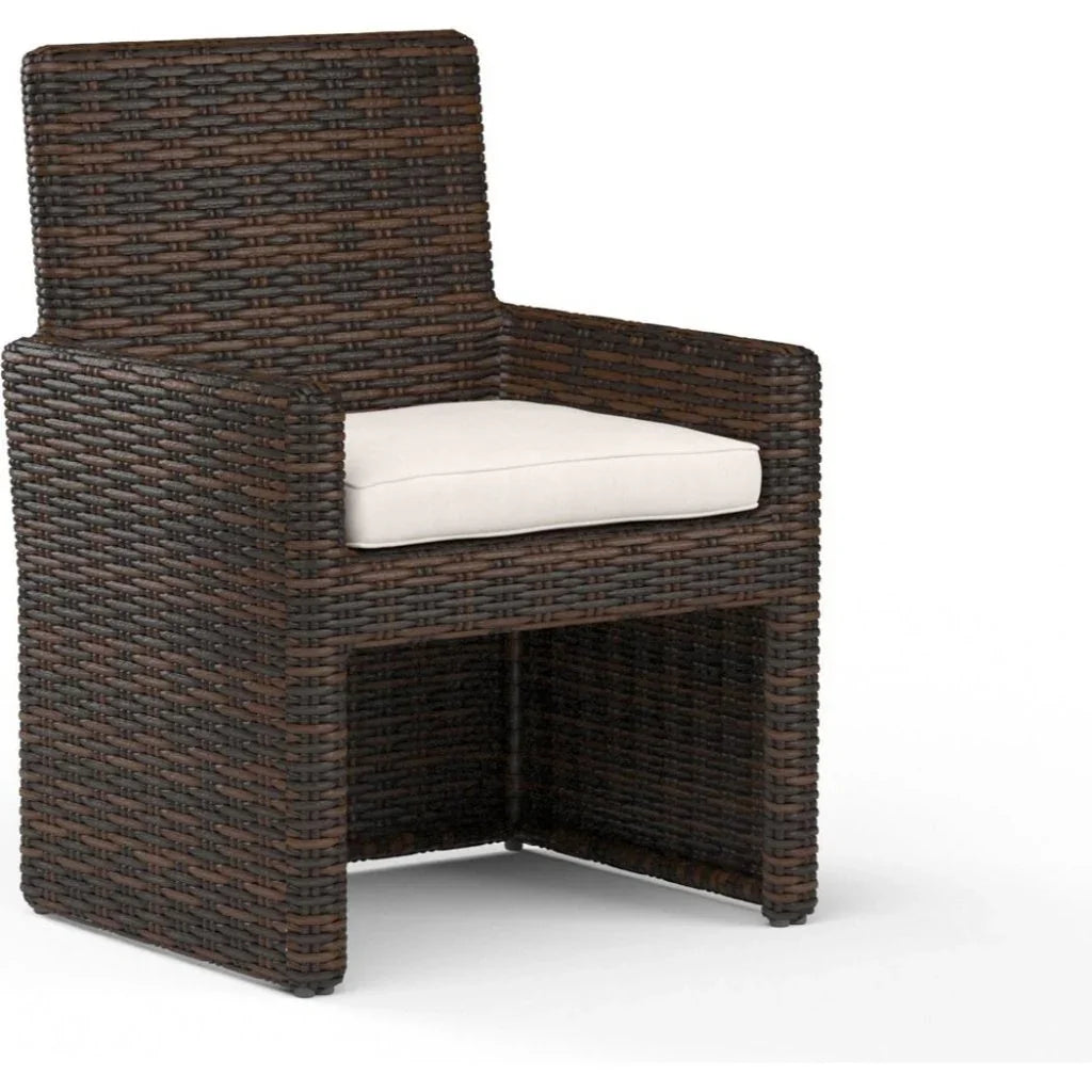 Sunset West Montecito Sunbrella Outdoor Dining Chair 2PC