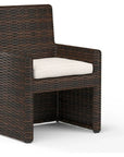 Sunset West Montecito Sunbrella Outdoor Dining Chair 2PC