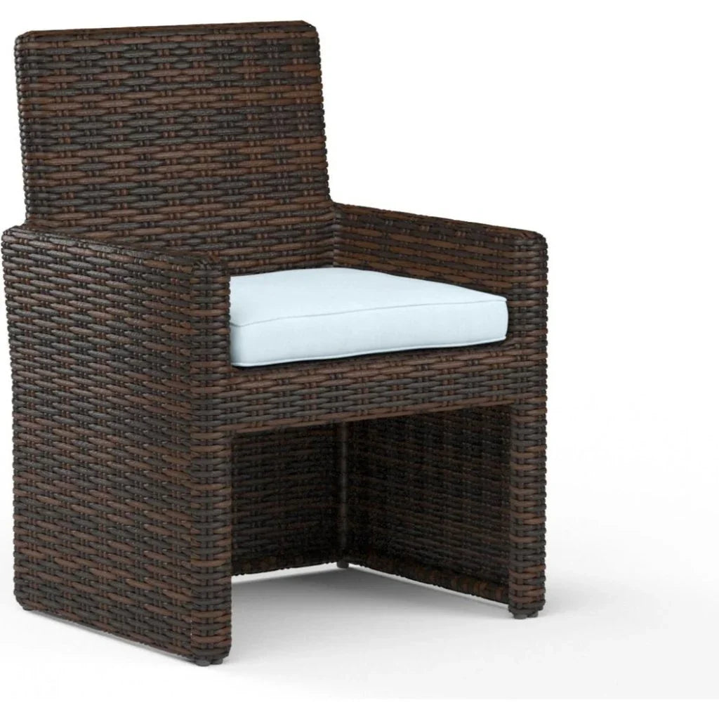 Sunset West Montecito Sunbrella Outdoor Dining Chair 2PC