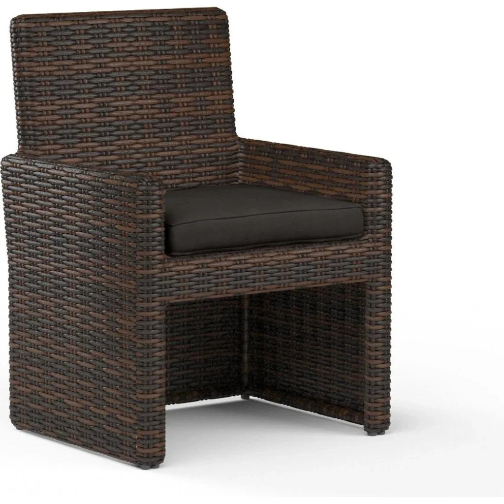 Sunset West Montecito Sunbrella Outdoor Dining Chair 2PC