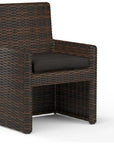 Sunset West Montecito Sunbrella Outdoor Dining Chair 2PC