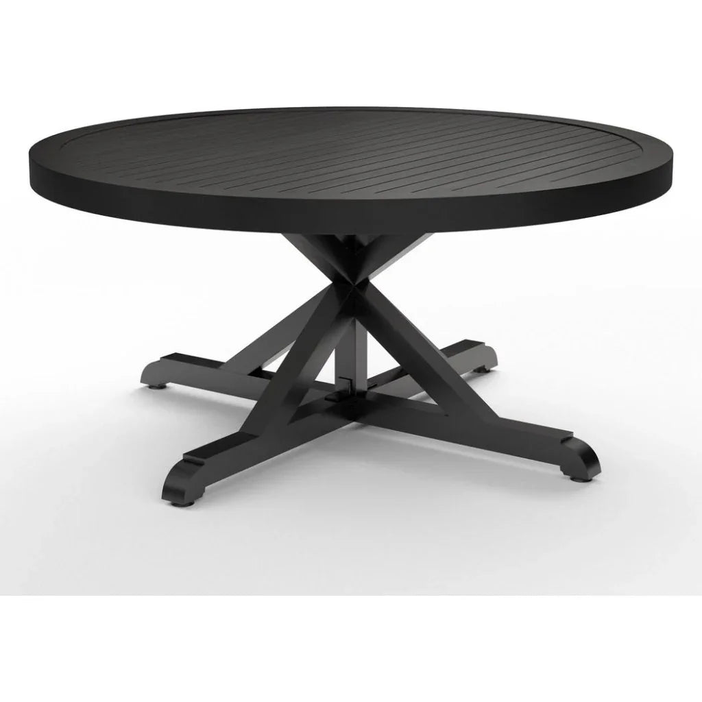 Sunset West Monterey Aluminum Round Outdoor Dining Table