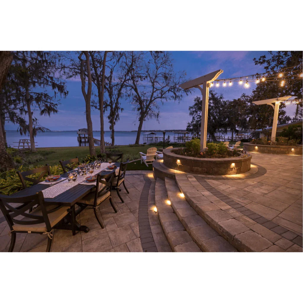 Sunset West Monterey Aluminum Round Outdoor Dining Table