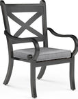 Sunset West Monterey Sunbrella Outdoor Dining Chair 2PC