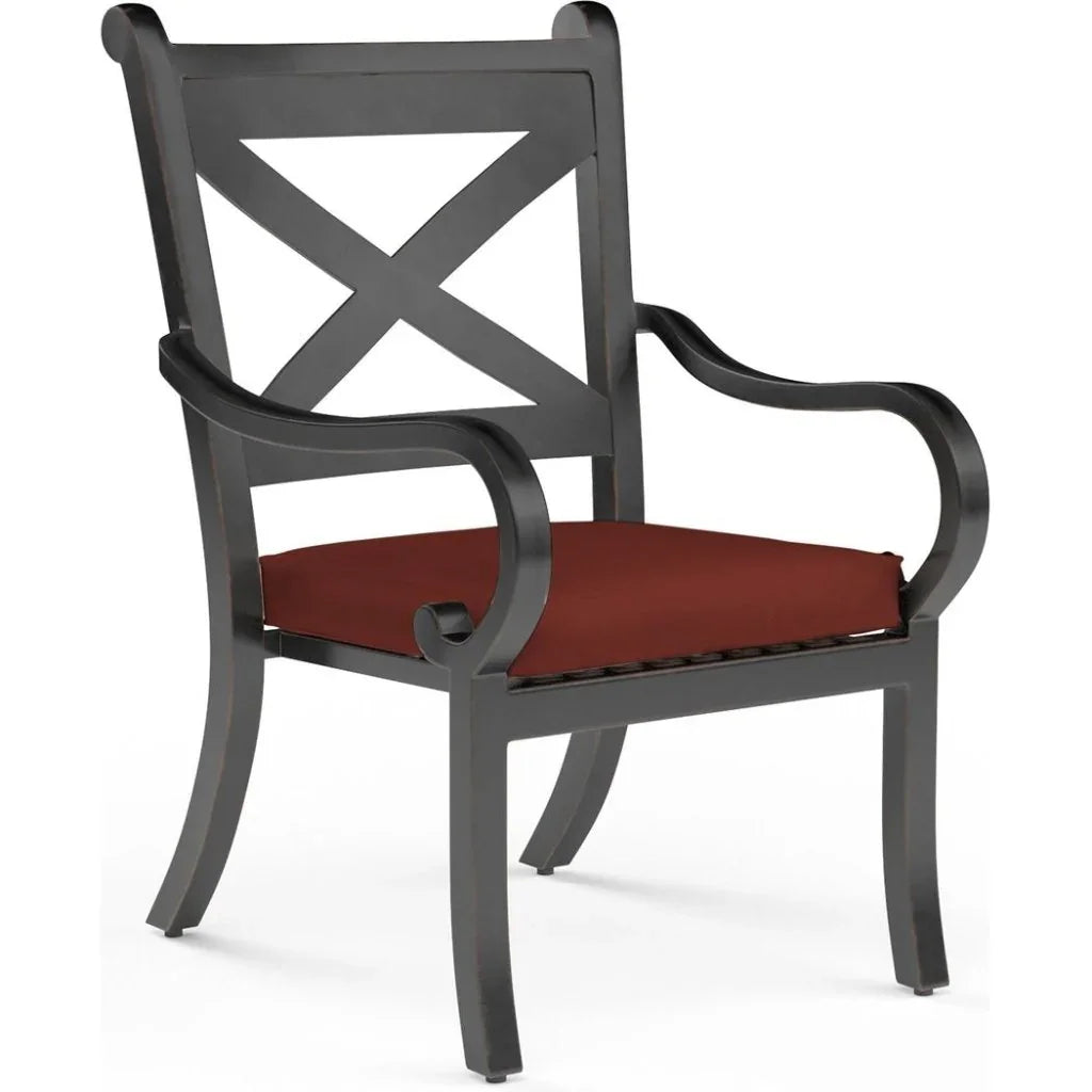 Sunset West Monterey Sunbrella Outdoor Dining Chair 2PC