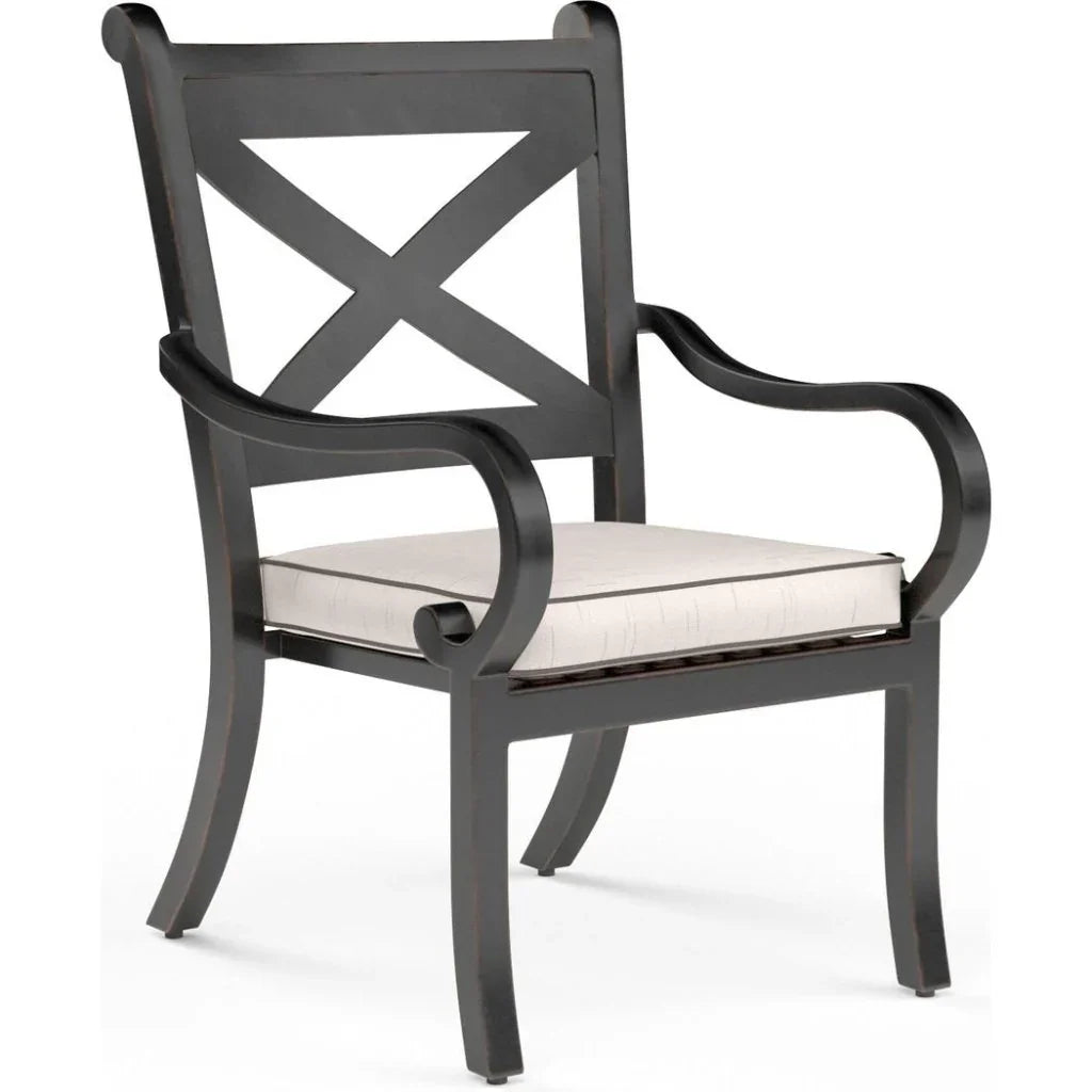 Sunset West Monterey Sunbrella Outdoor Dining Chair 2PC