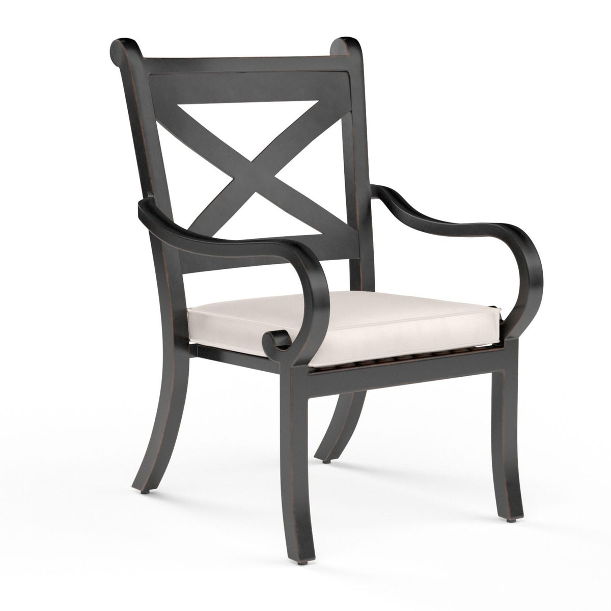 Sunset West Monterey Sunbrella Outdoor Dining Chair 2PC