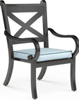 Sunset West Monterey Sunbrella Outdoor Dining Chair 2PC