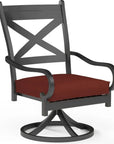 Sunset West Monterey Swivel Outdoor Dining Chair 2PC