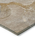 Addison Rugs Muted Whispers Brown Washable Indoor-Outdoor Rug