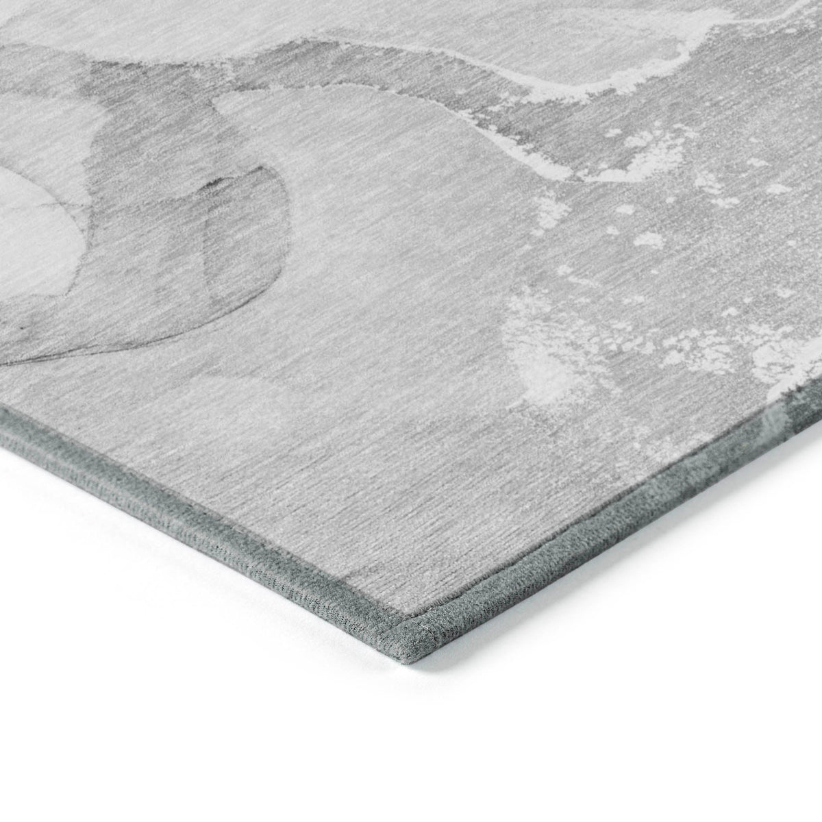 Addison Rugs Muted Whispers Grey Washable Indoor-Outdoor Rug