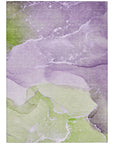 Addison Rugs Muted Whispers Purple Washable Indoor-Outdoor Rug