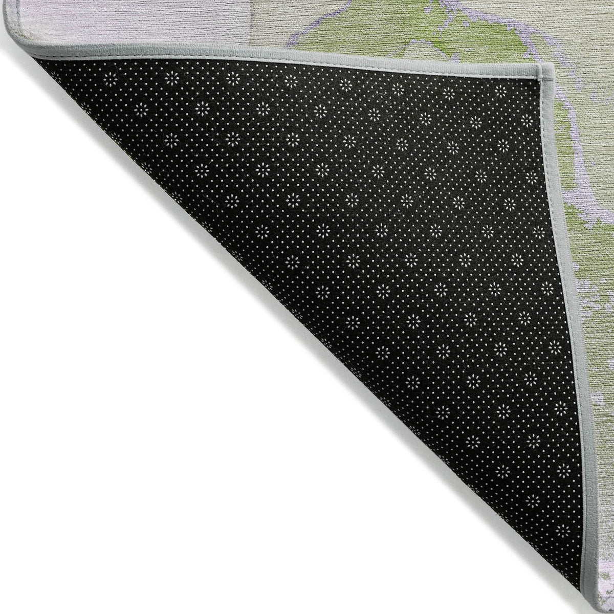Addison Rugs Muted Whispers Purple Washable Indoor-Outdoor Rug