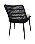 Naples Grey Fabric Outdoor Dining Chair 2PC