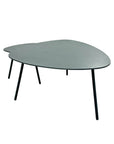Naples Steel Outdoor Nesting Coffee Table 2PC