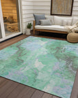Addison Rugs Naelain Blue Washable Indoor-Outdoor Rug