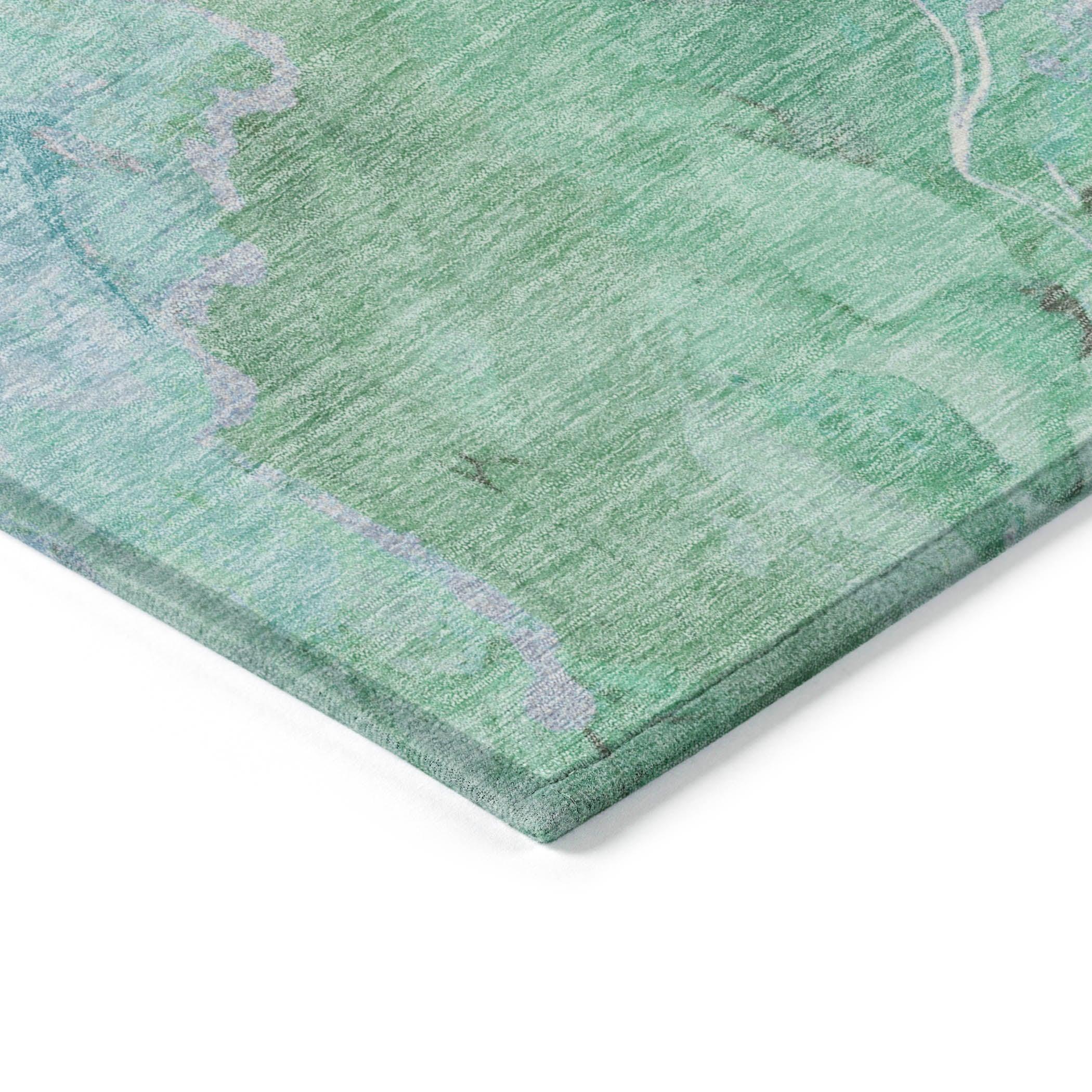 Addison Rugs Naelain Blue Washable Indoor-Outdoor Rug