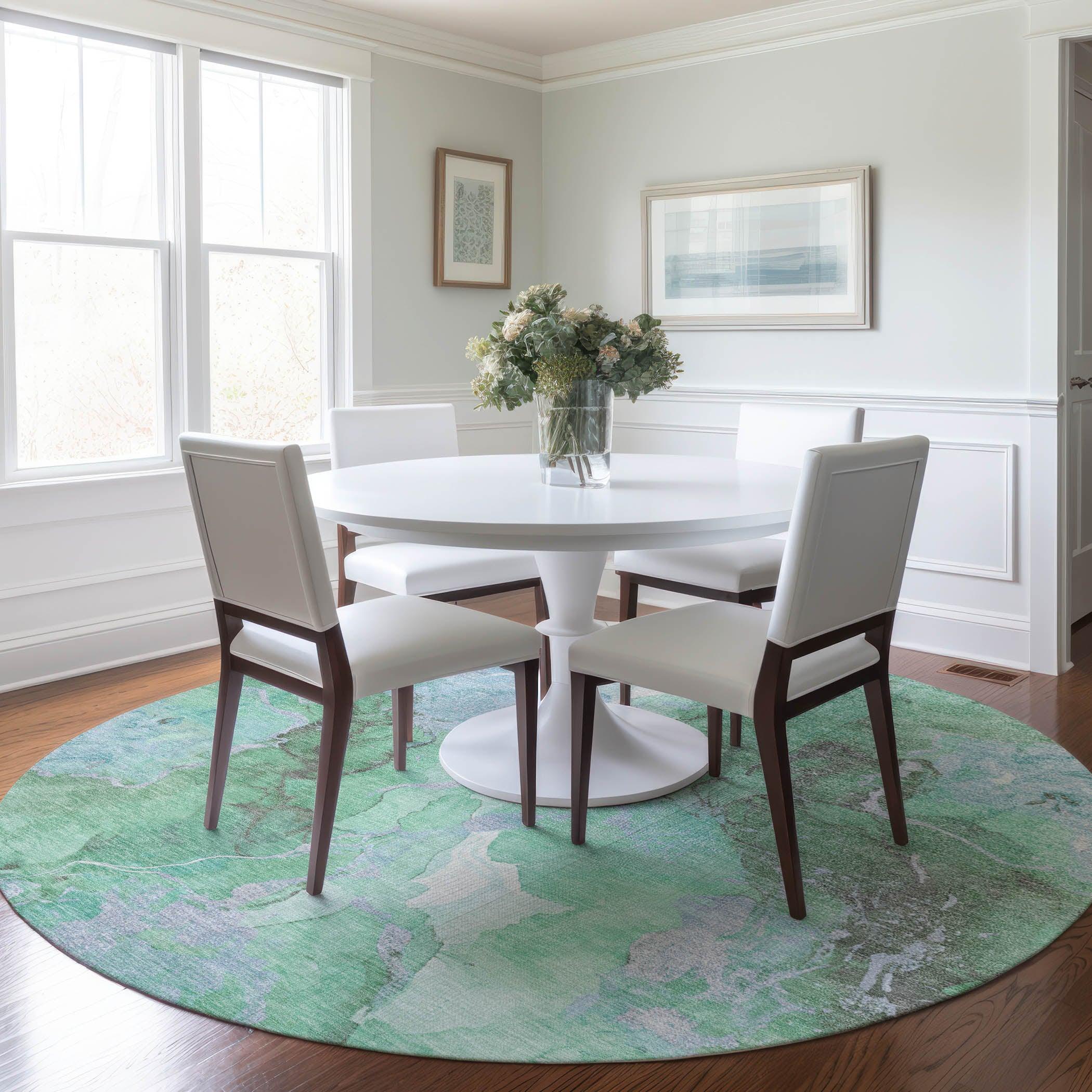 Addison Rugs Naelain Blue Washable Indoor-Outdoor Rug