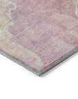 Addison Rugs Naelain Pink Washable Indoor-Outdoor Rug