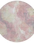 Addison Rugs Naelain Pink Washable Indoor-Outdoor Rug