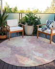 Addison Rugs Naelain Pink Washable Indoor-Outdoor Rug