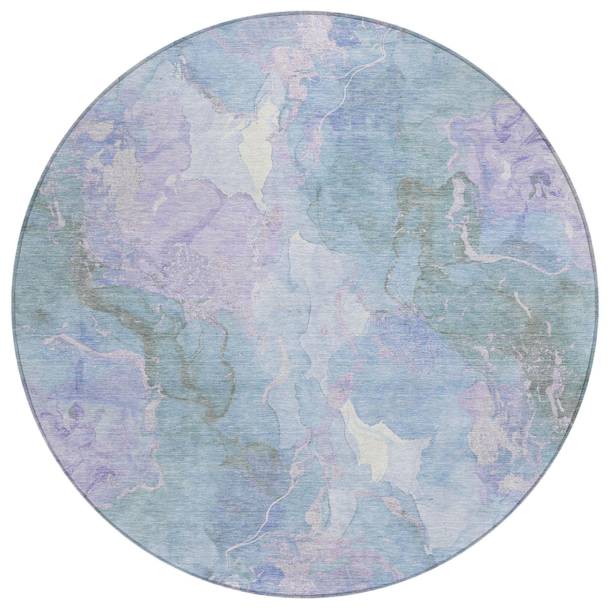 Addison Rugs Naelain Purple Washable Indoor-Outdoor Rug