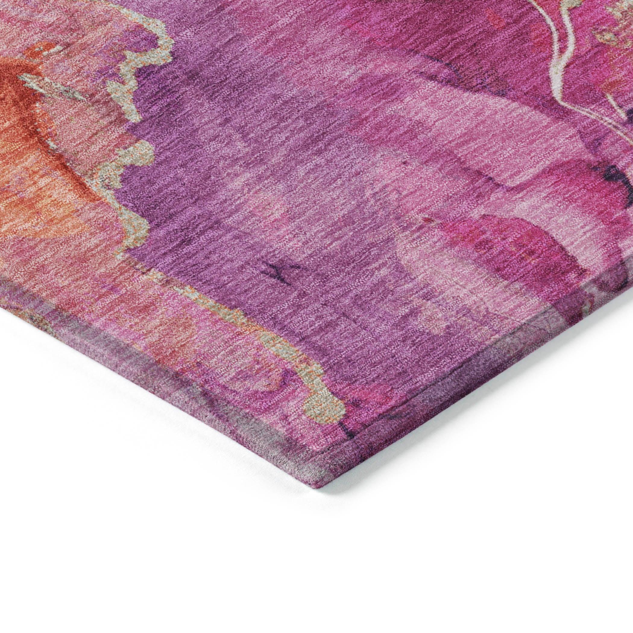 Addison Rugs Naelain Red Washable Indoor-Outdoor Rug