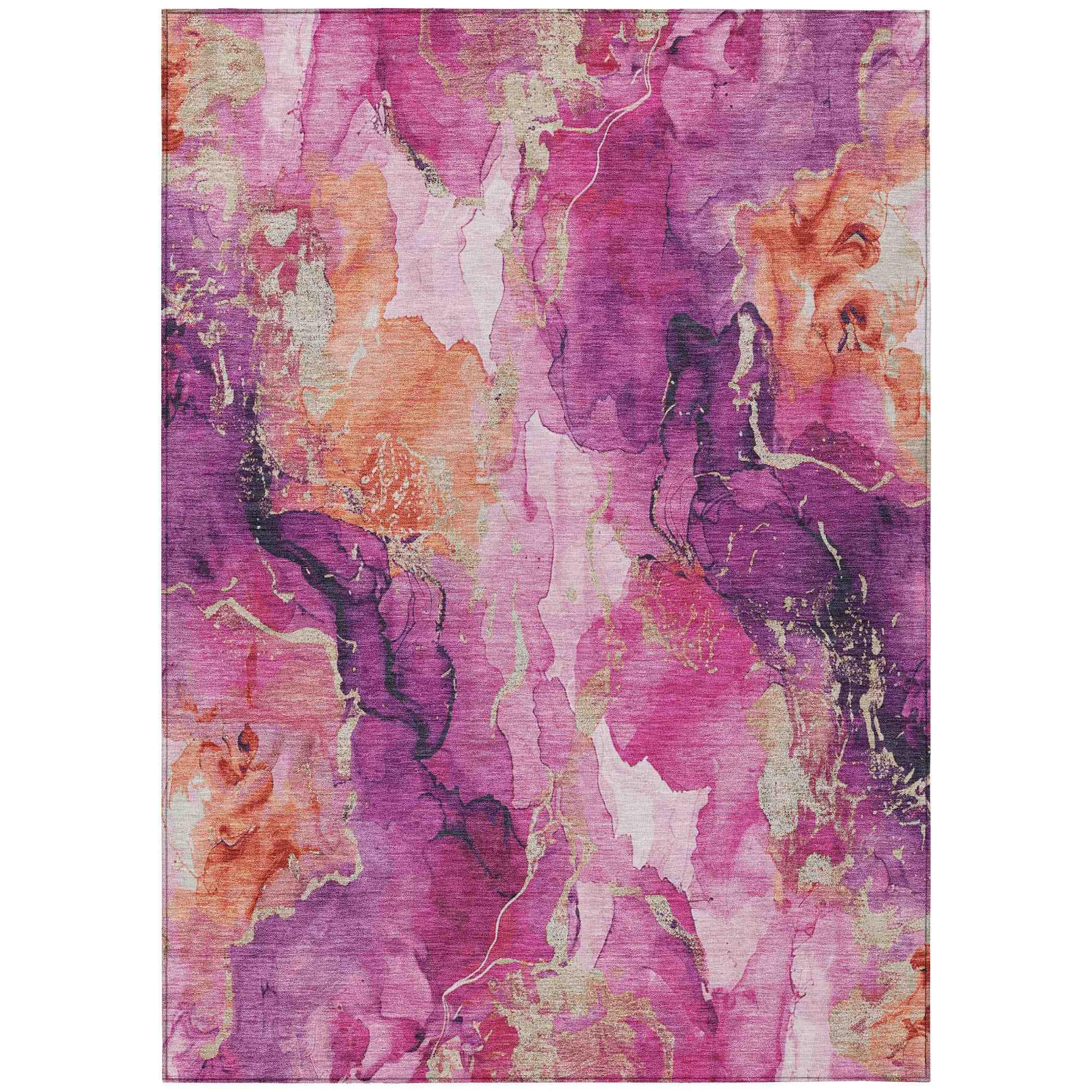 Addison Rugs Naelain Red Washable Indoor-Outdoor Rug