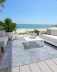 Addison Rugs Naelain Sky Washable Indoor-Outdoor Rug
