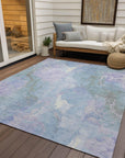 Addison Rugs Naelain Sky Washable Indoor-Outdoor Rug