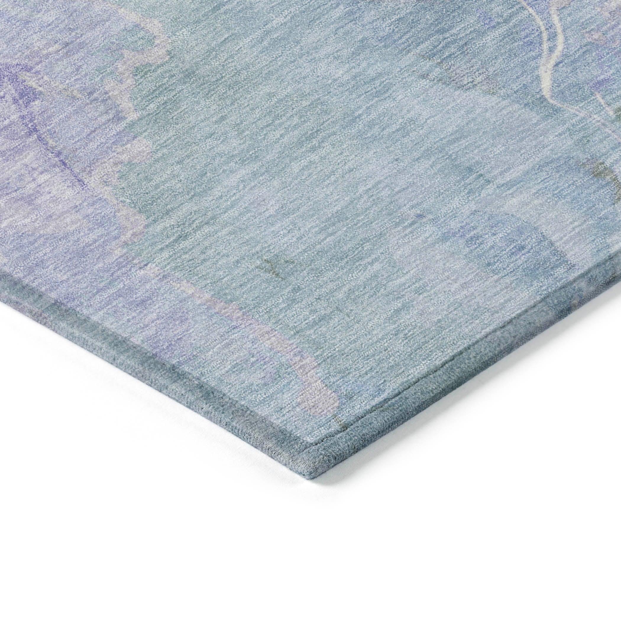 Addison Rugs Naelain Sky Washable Indoor-Outdoor Rug