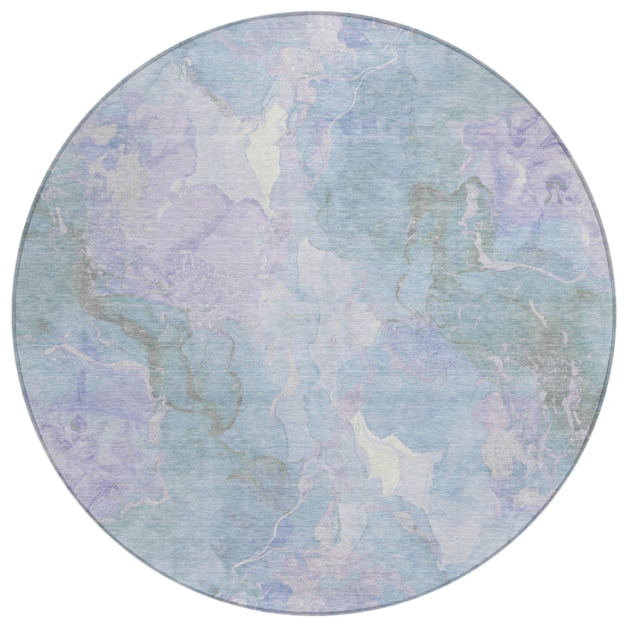 Addison Rugs Naelain Sky Washable Indoor-Outdoor Rug
