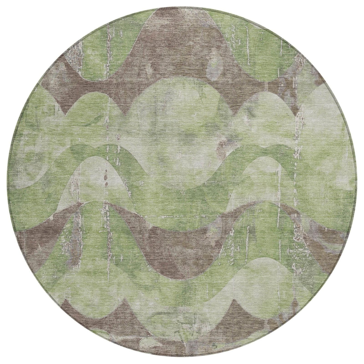 Addison Rugs Naelara Green Washable Indoor-Outdoor Rug