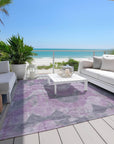 Addison Rugs Naelara Purple Washable Indoor-Outdoor Rug