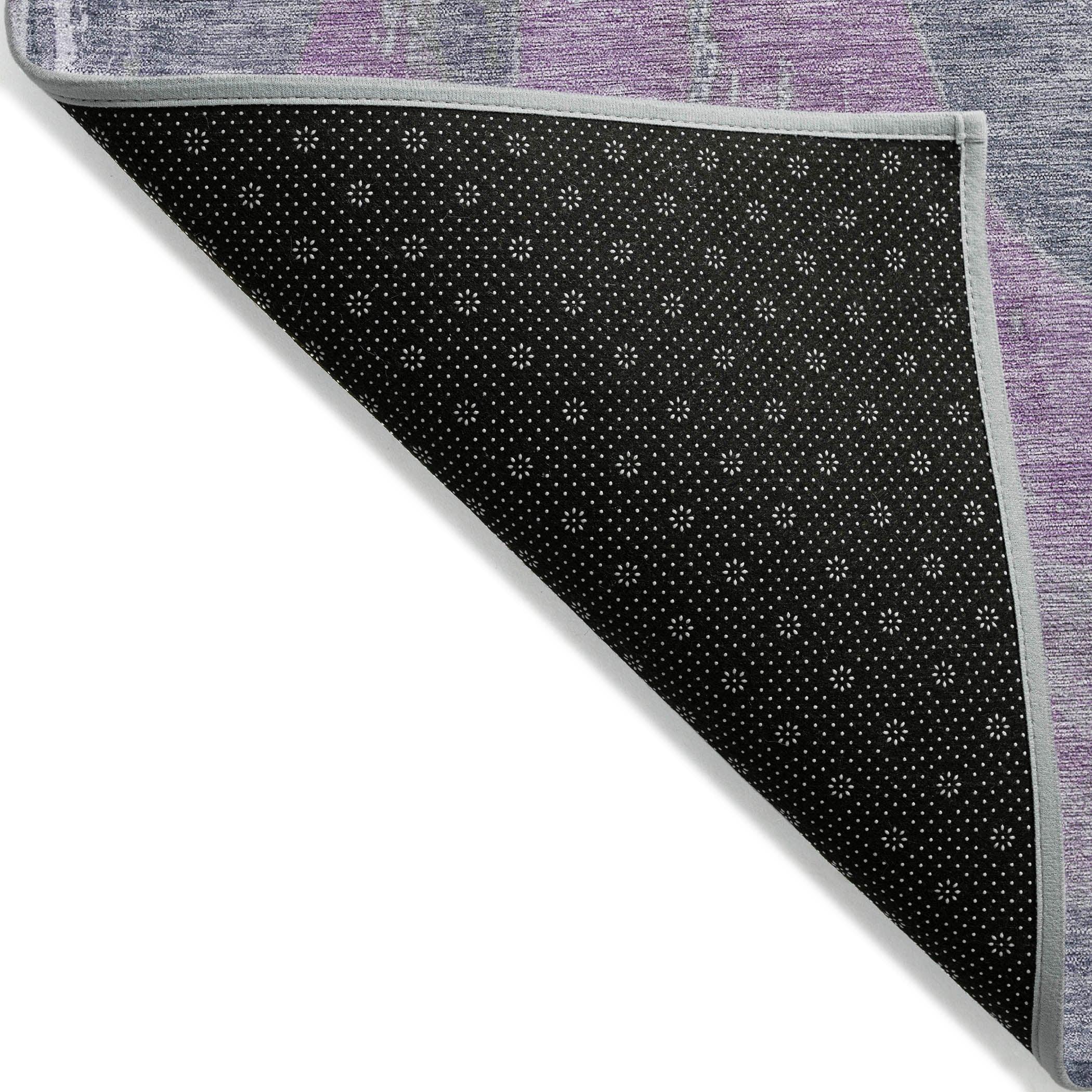 Addison Rugs Naelara Purple Washable Indoor-Outdoor Rug