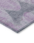 Addison Rugs Naelara Purple Washable Indoor-Outdoor Rug