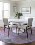 Addison Rugs Naelara Purple Washable Indoor-Outdoor Rug