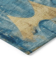 Addison Rugs Naelara Teal Washable Indoor-Outdoor Rug