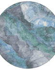Addison Rugs Naelien Blue Washable Indoor-Outdoor Rug