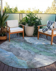 Addison Rugs Naelien Blue Washable Indoor-Outdoor Rug
